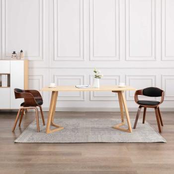 ARDEBO.de - Esszimmerstühle 2 Stk. Bugholz und Kunstleder