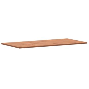 Tischplatte 80x40x1,5 cm Rechteckig Massivholz Buche