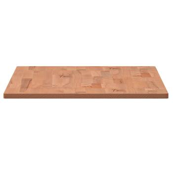 Tischplatte 80x40x1,5 cm Rechteckig Massivholz Buche