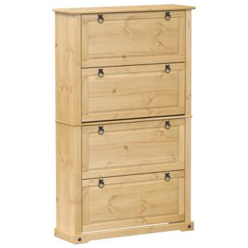 Schuhschrank Corona 99x32x163,5 cm Massivholz Kiefer