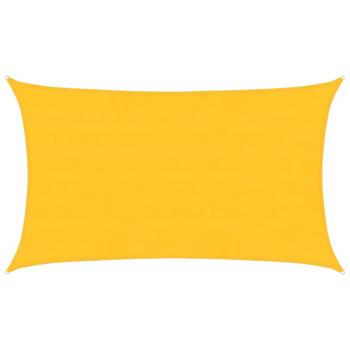 Sonnensegel 160 g/m² Rechteckig Gelb 5x8 m HDPE