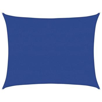 Sonnensegel 160 g/m² Rechteckig Blau 6x8 m HDPE