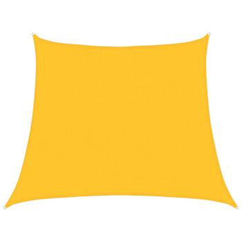 Sonnensegel 160 g/m² Gelb 3/4x3 m HDPE