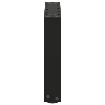 Couchtischbeine U-Form 2 Stk. Schwarz 30x(30-31) cm Stahl