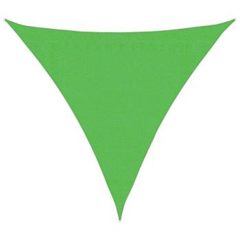 Sonnensegel 160 g/m² Hellgrün 3,6x3,6x3,6 m HDPE