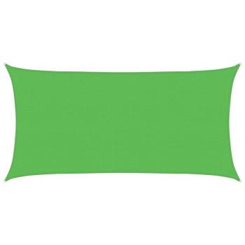 Sonnensegel 160 g/m² Hellgrün 2x4 m HDPE