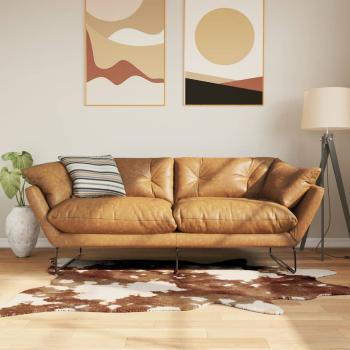 ARDEBO.de - Teppich Braun & Weiß 120x170 cm Kuhmuster Waschbar