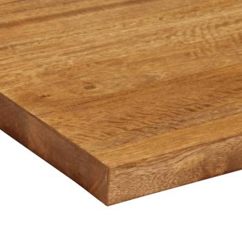 Tischplatte 100x80x2,5 cm Rechteckig Massivholz Mango