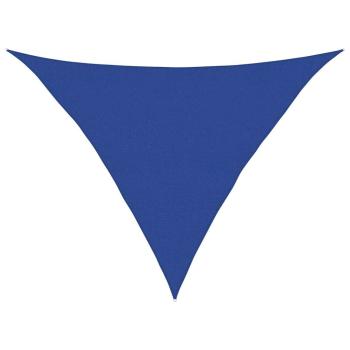 Sonnensegel 160 g/m² Dreieckig Blau 5x5x6 m HDPE
