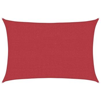 Sonnensegel 160 g/m² Rot 5x6 m HDPE