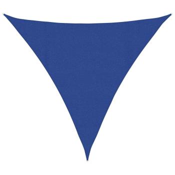 Sonnensegel 160 g/m² Dreieckig Blau 4,5x4,5x4,5 m HDPE