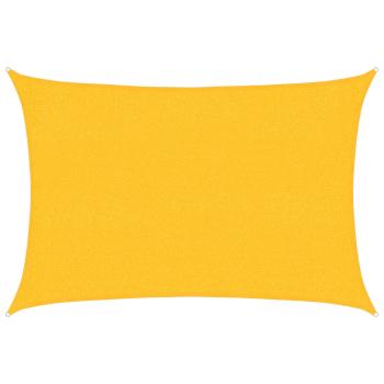 Sonnensegel 160 g/m² Rechteckig Gelb 2x2,5 m HDPE