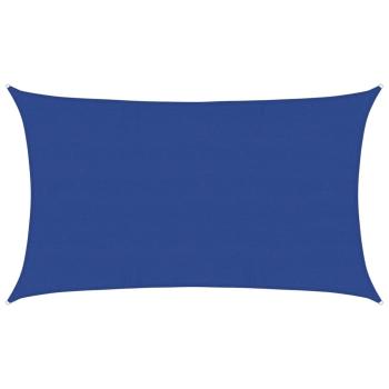 Sonnensegel 160 g/m² Rechteckig Blau 5x8 m HDPE
