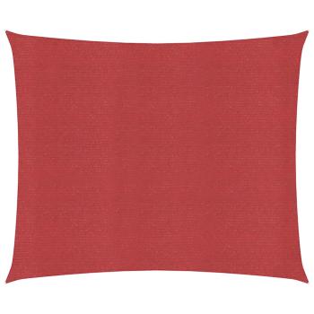 Sonnensegel 160 g/m² Rot 4x4 m HDPE