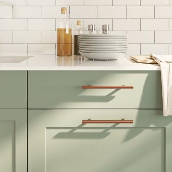 ARDEBO.de - Möbelgriffe 10 Stk. Bronzen 128 mm Edelstahl