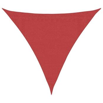 Sonnensegel 160 g/m² Rot 4x4x4 m HDPE
