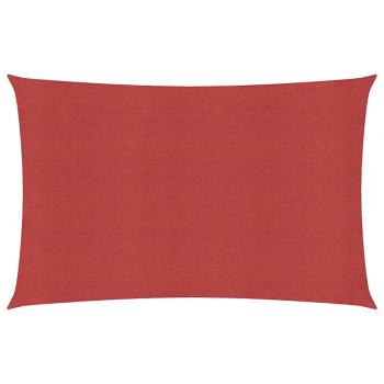 Sonnensegel 160 g/m² Rot 2,5x4,5 m HDPE