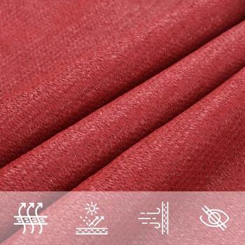 Sonnensegel 160 g/m² Rot 4x6 m HDPE