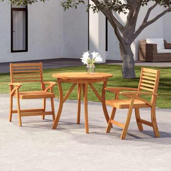 ARDEBO.de - 3-tlg. Garten-Essgruppe Massivholz Akazie