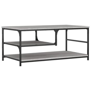 Couchtisch Grau Sonoma 90x49x40 cm Holzwerkstoff