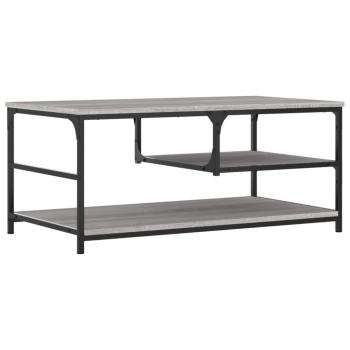 Couchtisch Grau Sonoma 90x49x40 cm Holzwerkstoff