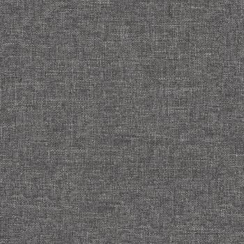 Relaxsessel mit Hocker Hellgrau Stoff