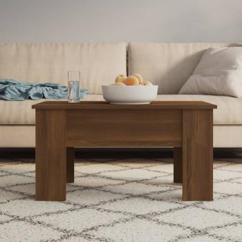 ARDEBO.de - Couchtisch Braun Eichen-Optik 79x49x41 cm Holzwerkstoff