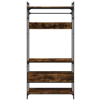 Kleiderst?nder mit Schubladen R?uchereiche 89x39x184,5 cm