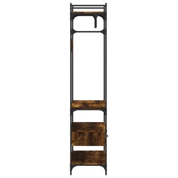 Kleiderst?nder mit Schubladen R?uchereiche 89x39x184,5 cm