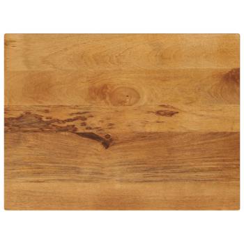 ARDEBO.de - Tischplatte 80x60x2,5 cm Rechteckig Massivholz Mango