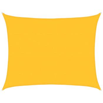 Sonnensegel 160 g/m² Rechteckig Gelb 6x7 m HDPE