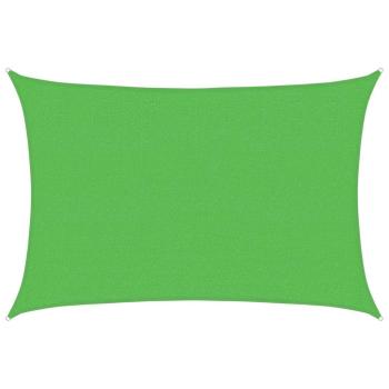 Sonnensegel 160 g/m² Hellgrün 2,5x3,5 m HDPE