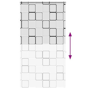 Duschrollo mit Kassette 140x240 cm Stoffbreite 136 cm