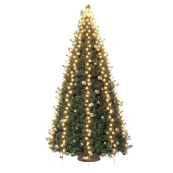 Weihnachtsbaum-Lichternetz mit 400 LEDs 400 cm
