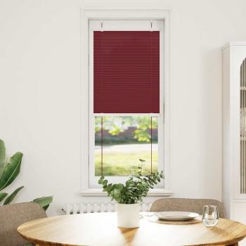 Plissee Bordeauxrot 40x100 cm Stoffbreite 39,4 cm Polyester