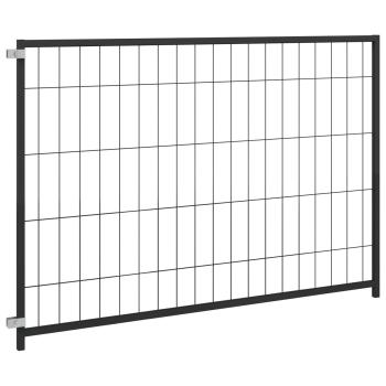 Tierkäfig ohne Tür Schwarz 300 x 100 x 70 cm Stahl