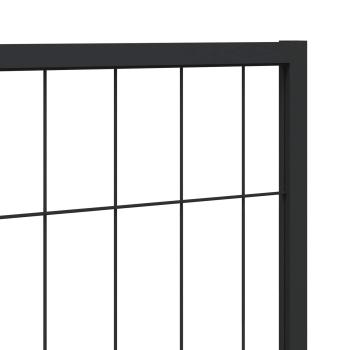 Tierkäfig ohne Tür Schwarz 300 x 100 x 70 cm Stahl