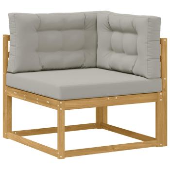 7 stk. Outdoor-Sofagarnitur Polyester Weiß