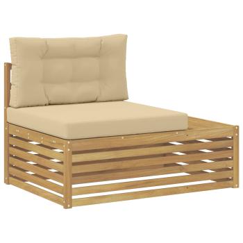 5 stk. Outdoor-Sofagarnitur Polyester Weiß