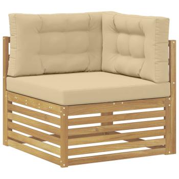 5 stk. Outdoor-Sofagarnitur Polyester Weiß