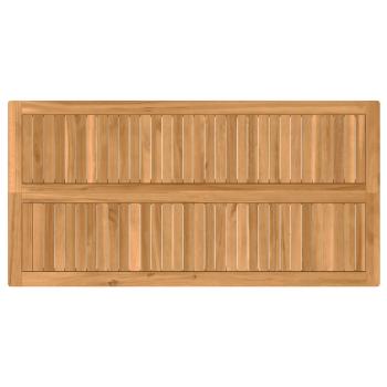 Outdoor Bar Set 5 stk. Natur Massivholz Teak