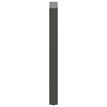 Bartischbeine U-Form 2 Stk. Anthrazit 50x(90-91) cm Stahl