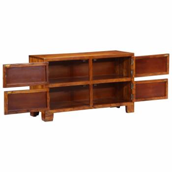 Schuhschrank 90 x 35 x 55 cm Massivholz Akazie Braun