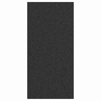 Fußmatte Anthrazit und Schwarz 120 x 250 cm 100% Polyamid