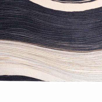 Küchen Teppich Schwarz 300 x 60 cm Samt