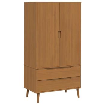 Kleiderschrank MOLDE Karamell 90 x 55 x 175 cm