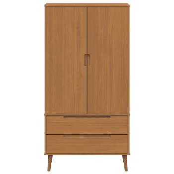 Kleiderschrank MOLDE Karamell 90 x 55 x 175 cm