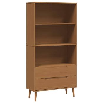 Bücherregal MOLDE 85 x 35 x 170,5 cm Massives Kiefernholz