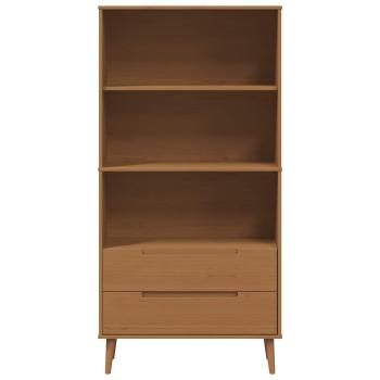 Bücherregal MOLDE 85 x 35 x 170,5 cm Massives Kiefernholz