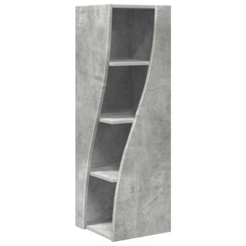 Eckschrank 32x32x102cm Holzwerkstoff Betongrau